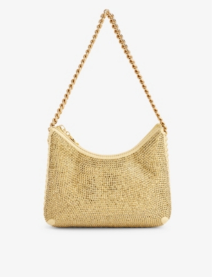 STELLA MCCARTNEY: Falabella mini crystal-embellished