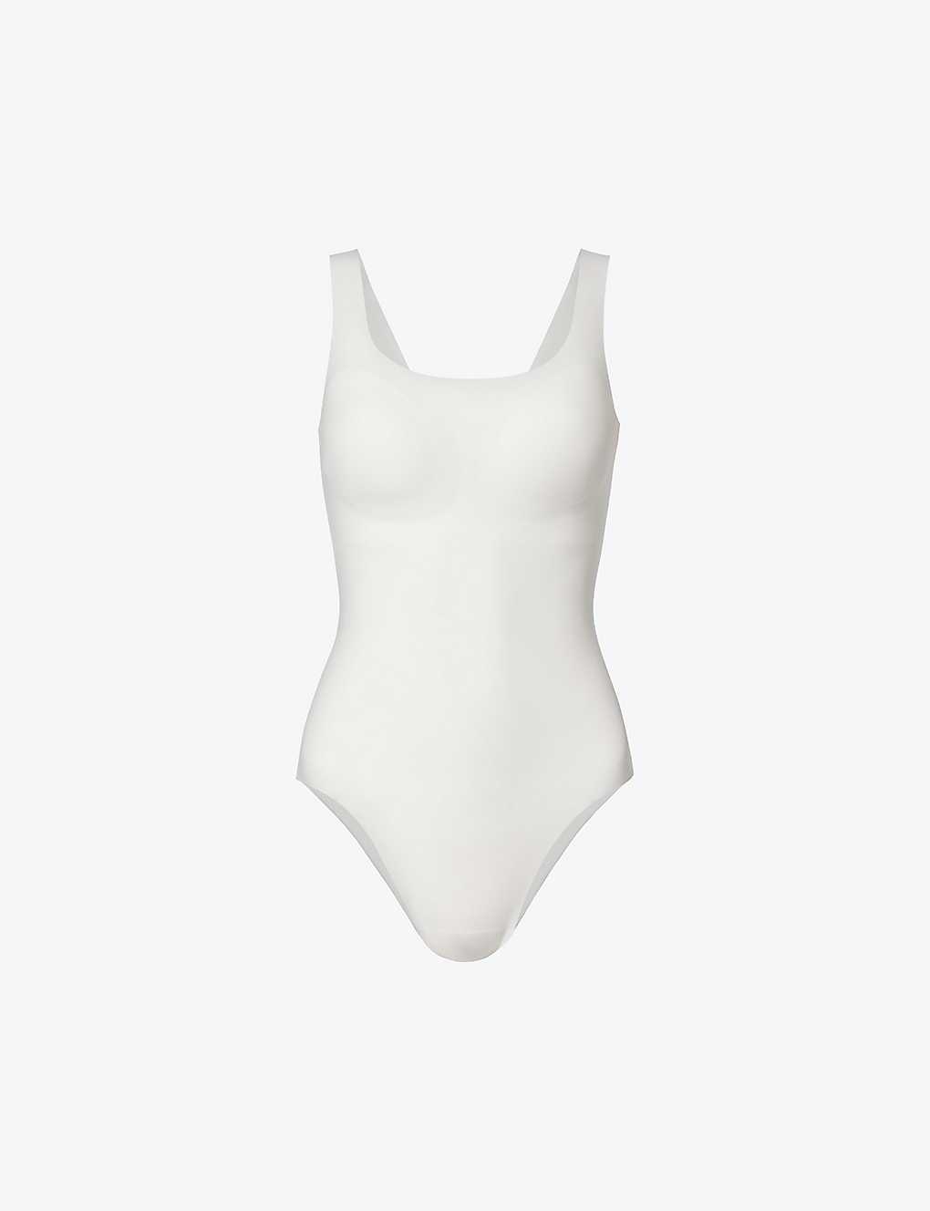 Sloggi Womens Silk White Zero Feel 2.0 Stretch-jersey Body