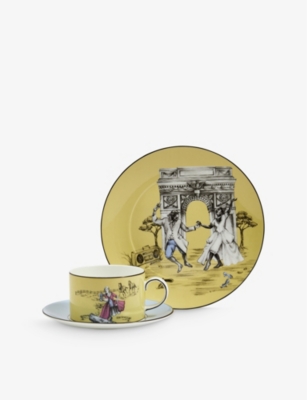 Wedgwood X Sheila Bridges Bone China Three-piece-set