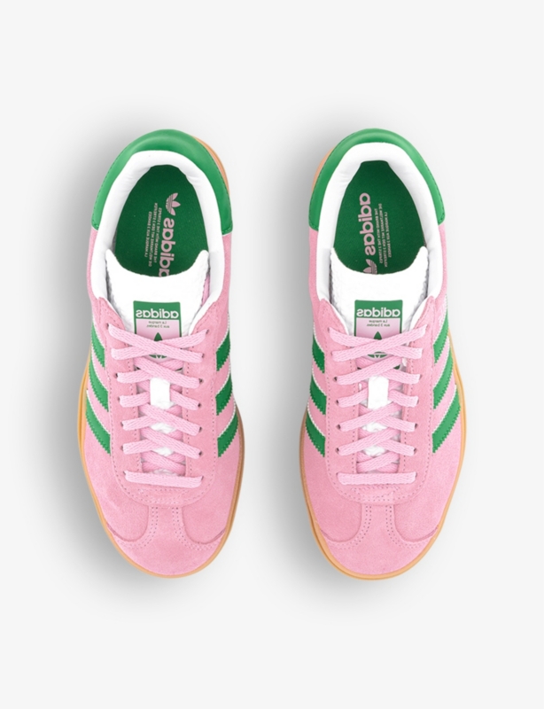 Gazelle Bold brand-embellished suede low-top trainers