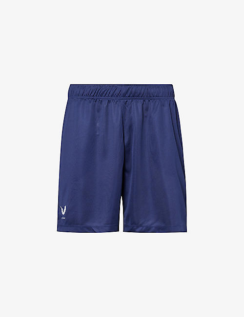 CASTORE: Brand-print relaxed-fit woven shorts