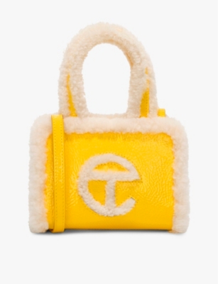 UGG X TELFAR: Ugg x Telfar small crinkled-leather tote bag