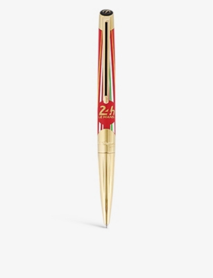 S.T.DUPONT: Défi Millennium 24 Le Mans red brass ballpoint pen
