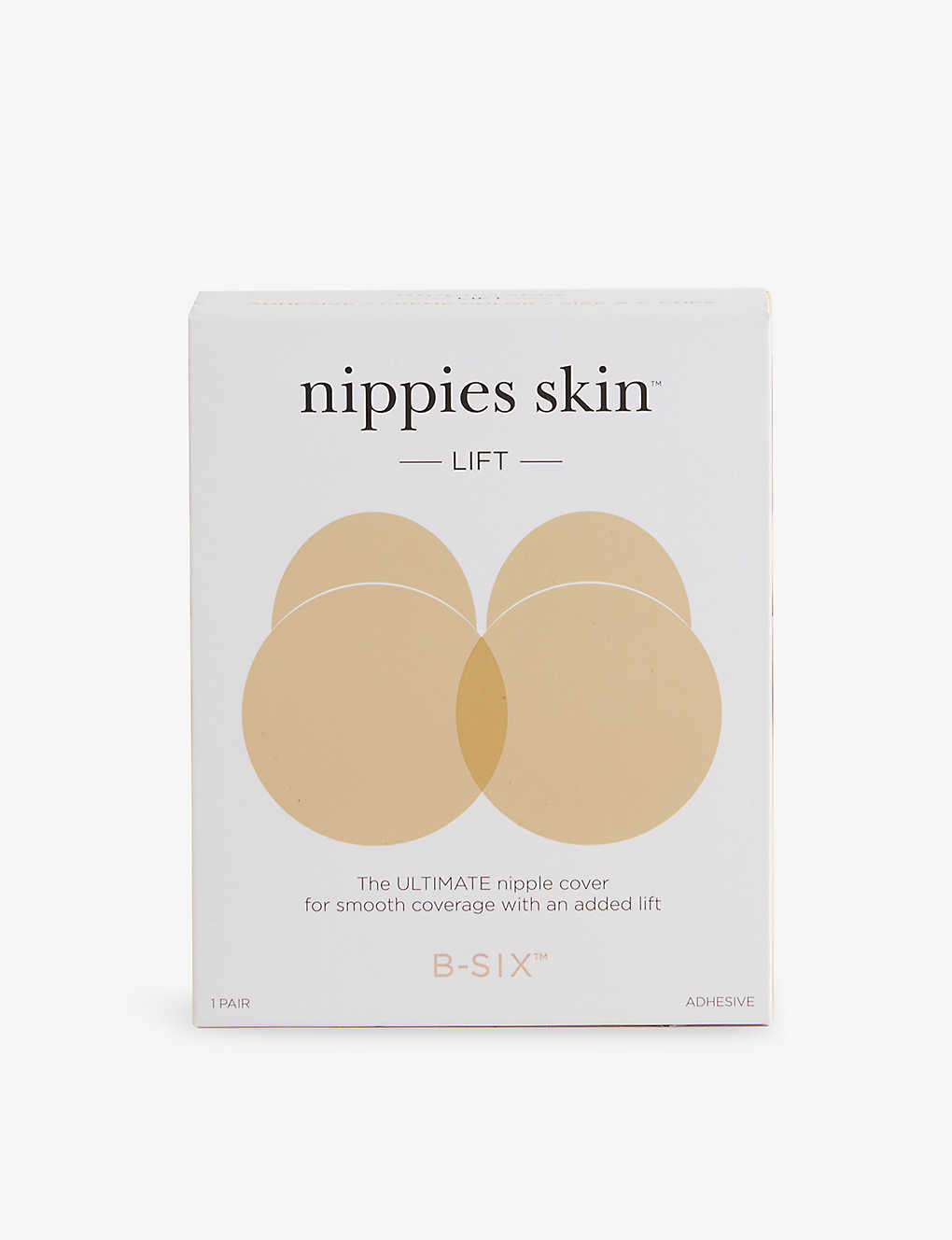 Nippies By B-six Womens Creme Nippies Skin Lift Adhesive Covers