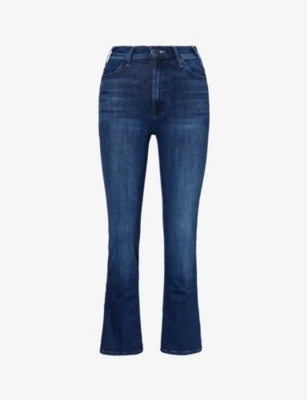 MOTHER: The Hustler straight-leg mid-rise jeans