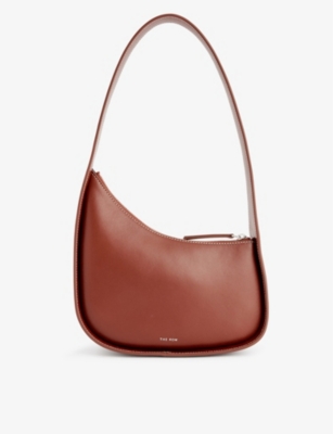 THE ROW Half Moon leather shoulder bag Selfridges