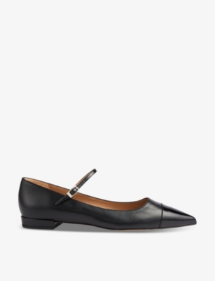 LK BENNETT: Monty leather Mary-Jane pumps