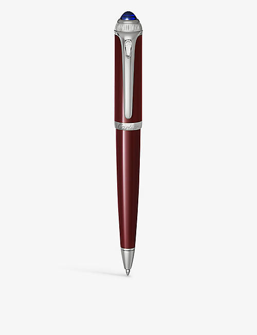 CARTIER: R de Cartier brand-engraved composite rollerball pen