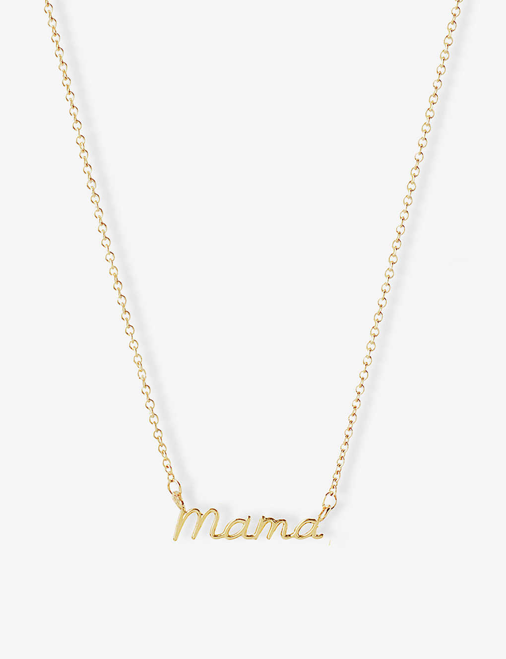 The Alkemistry Womens Yellow Gold Mama 18ct Yellow-gold Necklace