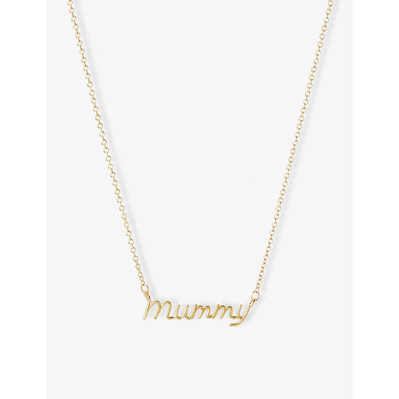 The Alkemistry Womens Yellow Gold Mummy 18ct Yellow-gold Necklace