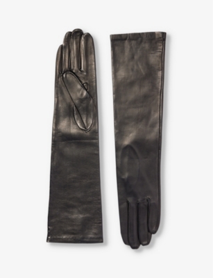 PAULA ROWAN Montserrat elbowlength leather gloves