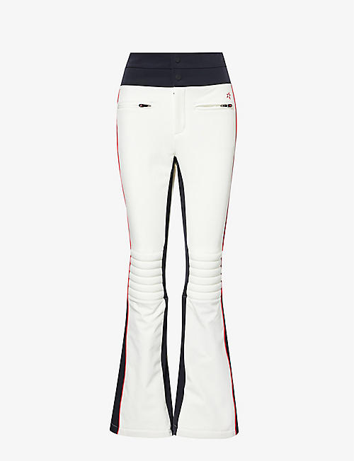 PERFECT MOMENT: Linda flared stretch-woven ski trousers