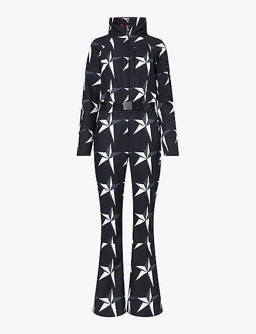 PERFECT MOMENT: PM star-print woven ski suit