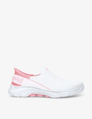 SKECHERS: Go Walk slip-on mesh low-top trainers