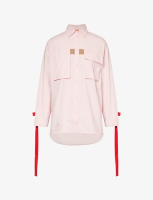 BARBOUR X ROKSANDA: Barbour x Roksanda Zora oversized cotton shirt