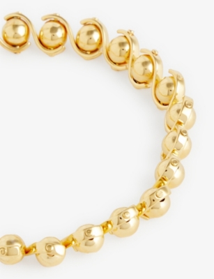Shop Moya Womens Gold Amandine Artic Yellow-gold Plated Brass Bracelet