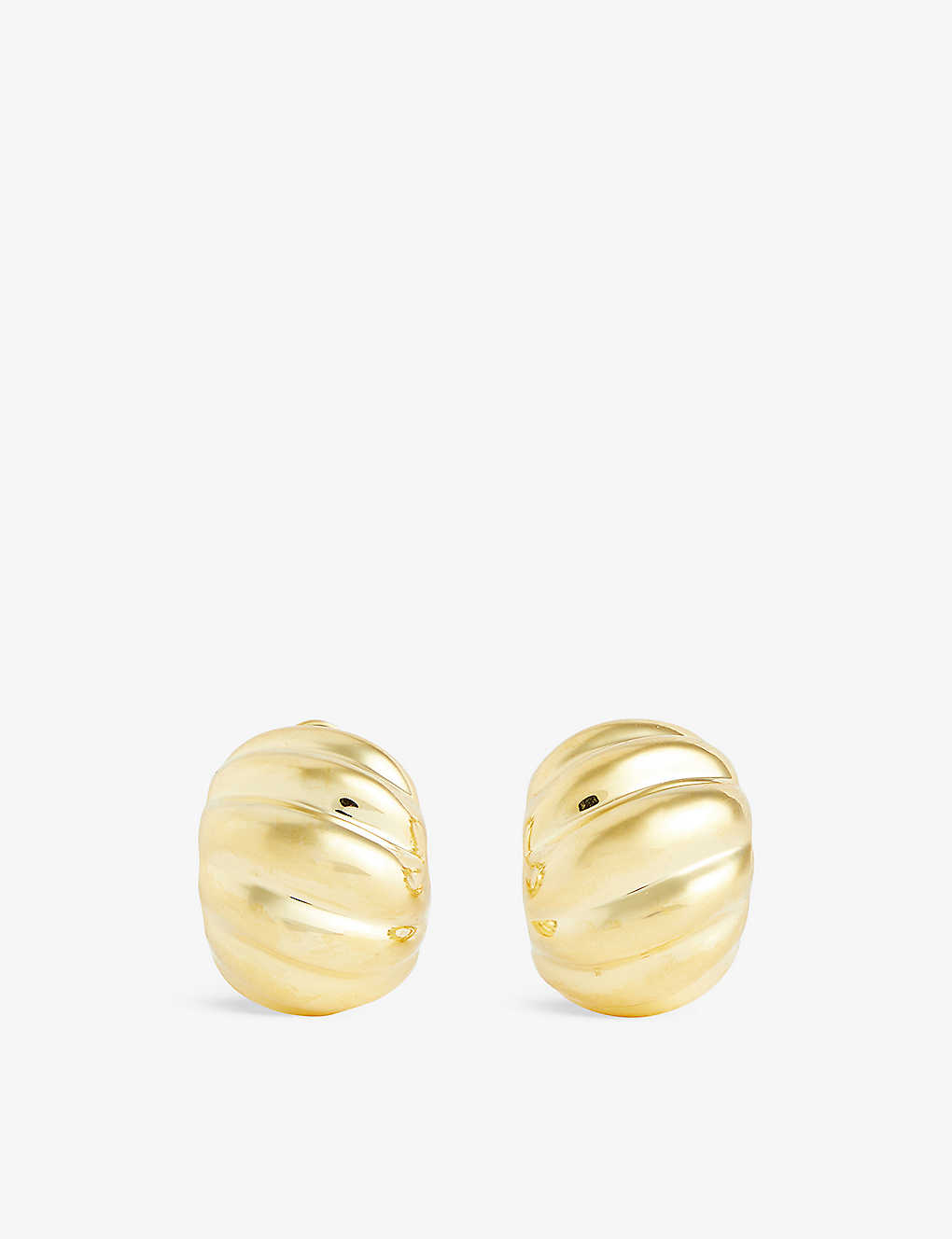Moya Womens Gold Lola 18ct Yellow Gold-plated Brass Earrings