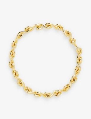 Moya Womens Gold Jolene Yellow-gold Plated Brass Necklace