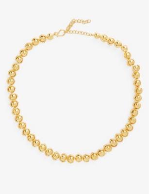MOYA: Victoria 18ct yellow gold-plated brass necklace