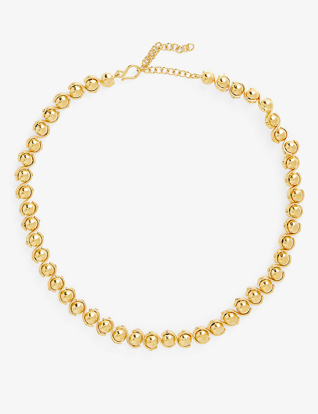 Moya Womens Silver Victoria Rhodium-plated Brass Necklace