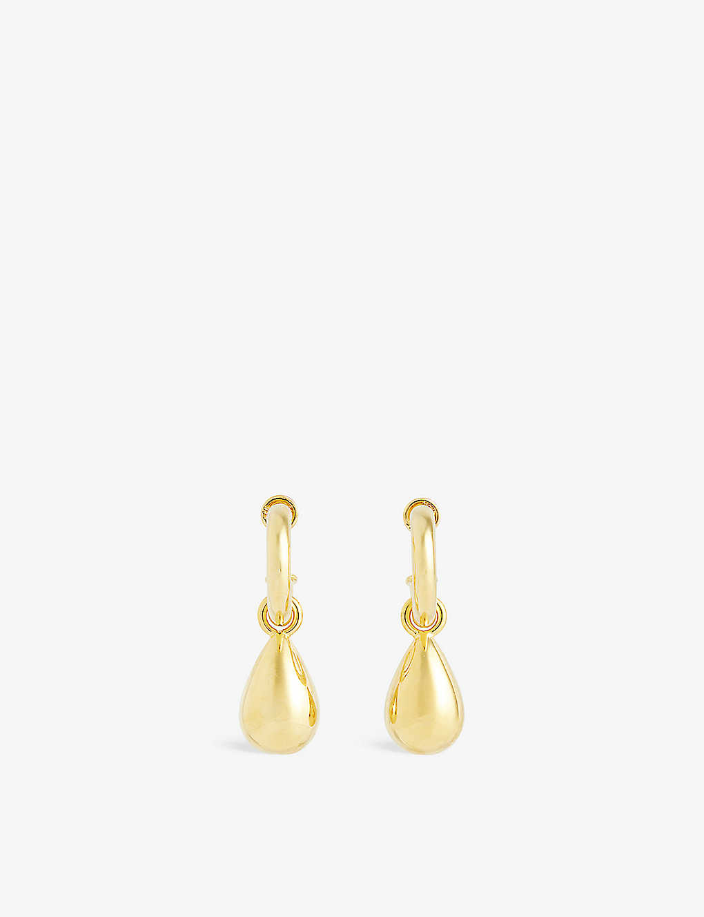 Moya Womens Gold Alma 18ct Yellow-gold Plated Brass Earrings