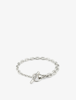 Gucci Horsebit Chain Bracelet In Silver