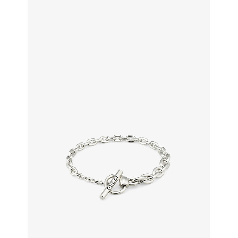 Gucci Horsebit Chain Bracelet In Silver