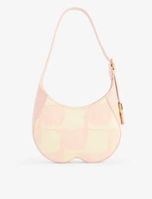 BURBERRY: Chess cotton shoulder bag