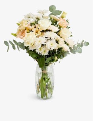 AOYAMA FLOWER MARKET: Blushing Beauty extra small floral and foliage bouquet