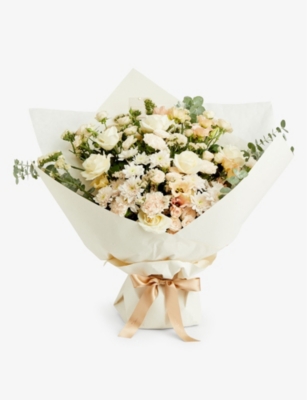 AOYAMA FLOWER MARKET: Blushing Beauty extra large floral and foliage bouquet
