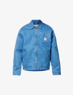 CARHARTT WIP: Detroit brand-patch denim jacket