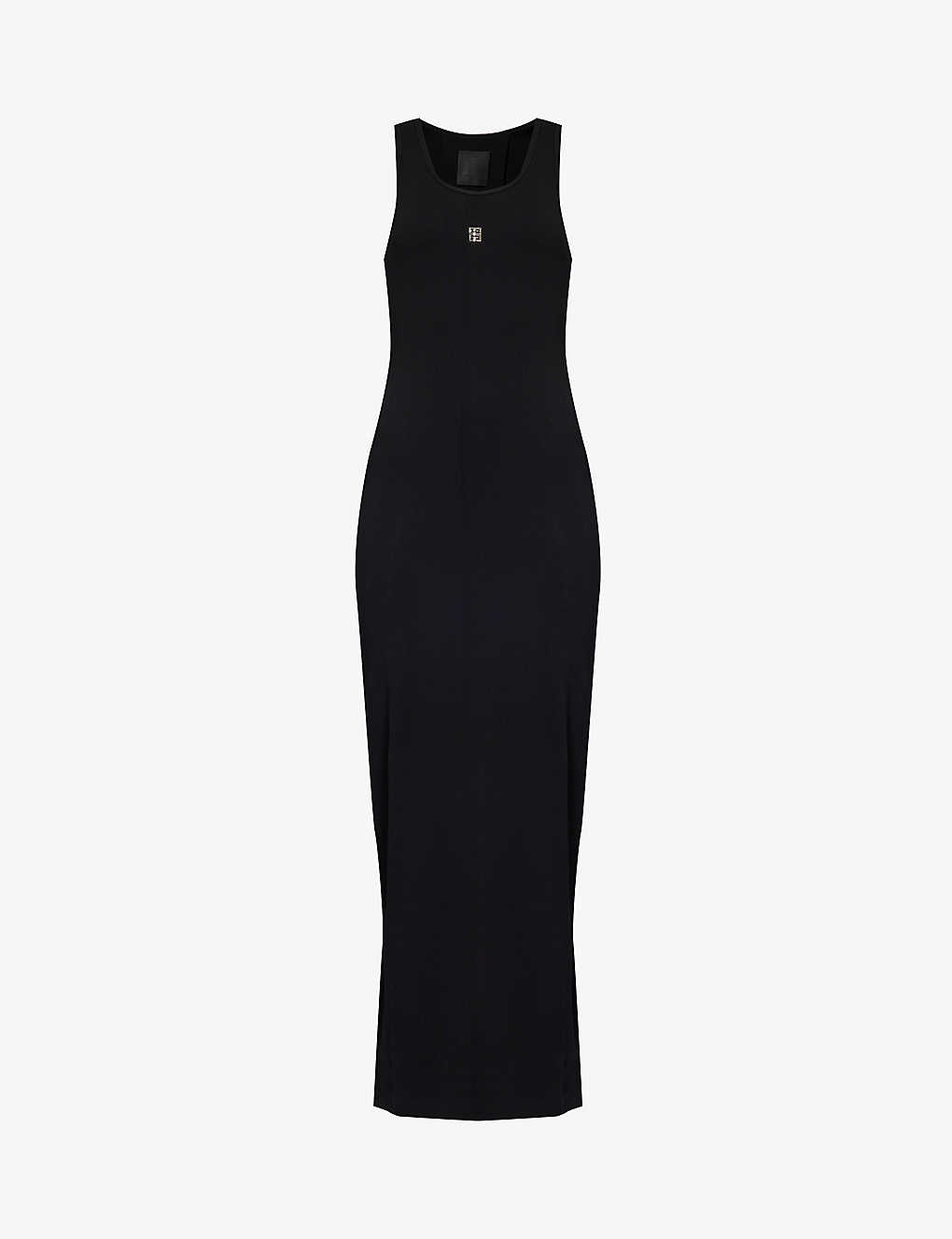 Shop Givenchy Sleeveless Ribbed In Black