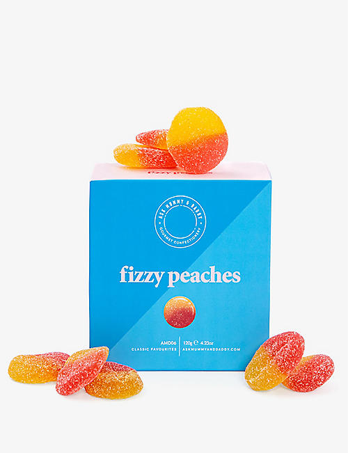 ASK MUMMY AND DADDY: Fizzy Peaches gift box 120g