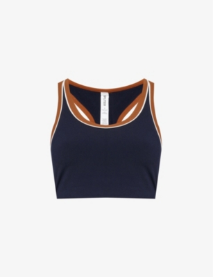 Splits59 Robbie Airweight Bra In Indigo/honey