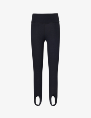 SPLITS59: Amber Airweight contrast-panel high-rise stretch-woven leggings