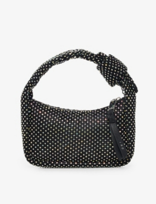 Iro Bla89 Noue Baby Stud-embellished Woven Hand Bag