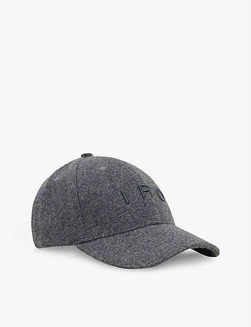 IRO: Greb logo-embroidered cashmere-blend cap