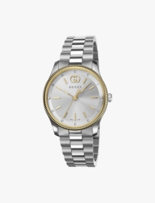 Gucci two tone ladies watch best sale