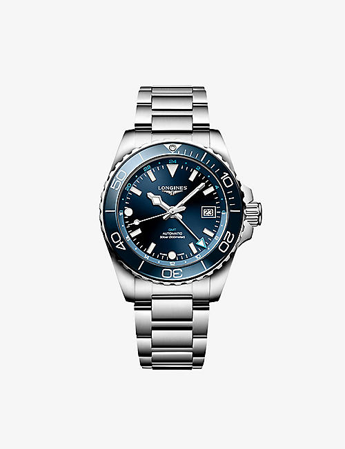 LONGINES: L37904966 Hydroconquest stainless-steel automatic watch