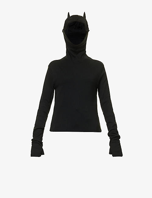 UNDERCOVER: Hooded slim-fit stretch-cotton T-shirt