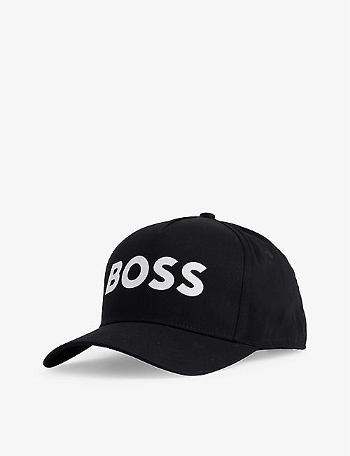 BOSS: Logo-print cotton baseball cap