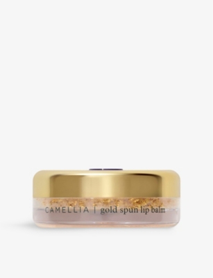 Tatcha Camellia Goldspun Lip Balm 6g In White