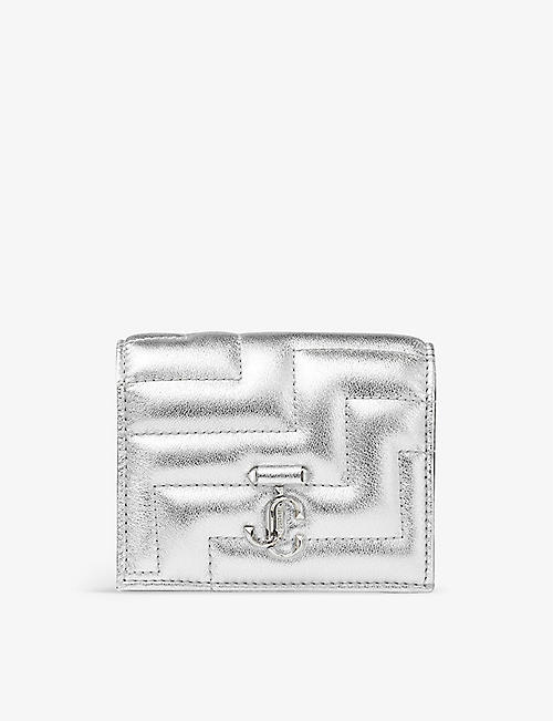 JIMMY CHOO: Hanne quilted-leather purse