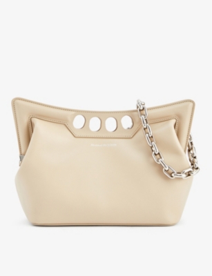 ALEXANDER MCQUEEN: The Peak small leather shoulder bag