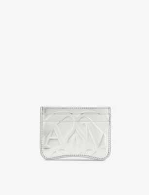 ALEXANDER MCQUEEN: Seal leather card holder