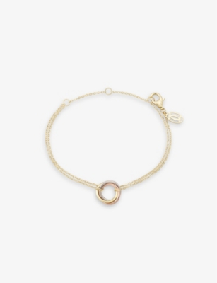 Cartier Trinity 18ct White, Yellow And Rose-gold Bracelet