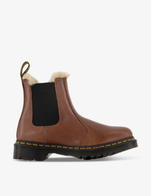 DR. MARTENS: 2976 Leonore faux fur-lined leather boots