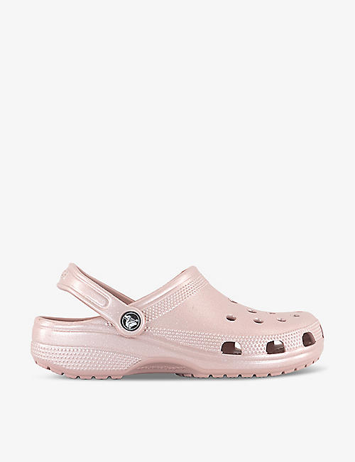 CROCS: Classic brand-embossed rubber clogs
