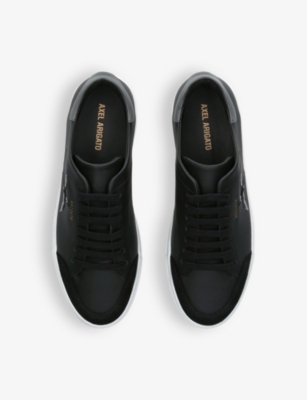 Axel Arigato Clean 90 Triple B Bird Leather Sneakers In Blk/white