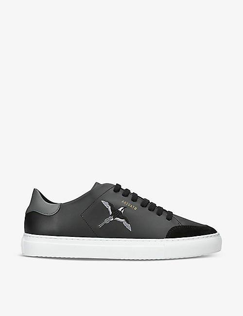AXEL ARIGATO: Clean 90 leather and suede low-top trainers